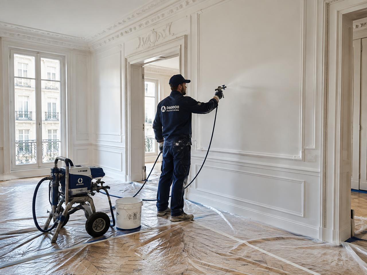 Peinture — chantier Muréo
